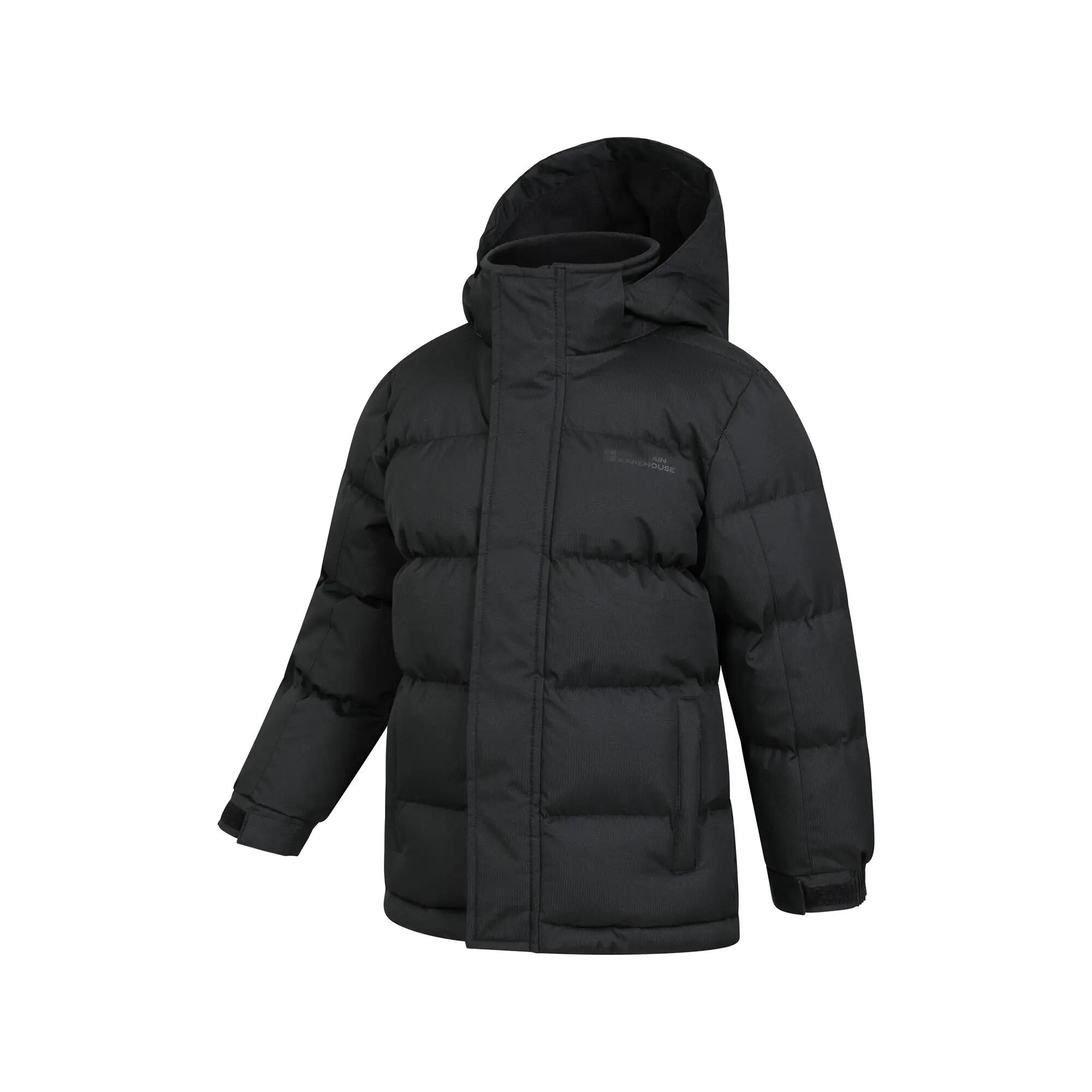 Doudoune Matelassée de Randonnée Enfant Déperlante Respirante Capuche, Snow II 4/5