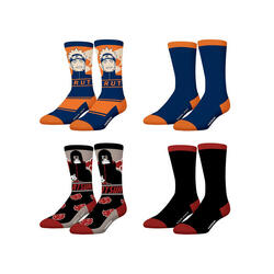 Lot de 4 paires de chaussettes Homme Naruto Shippuden