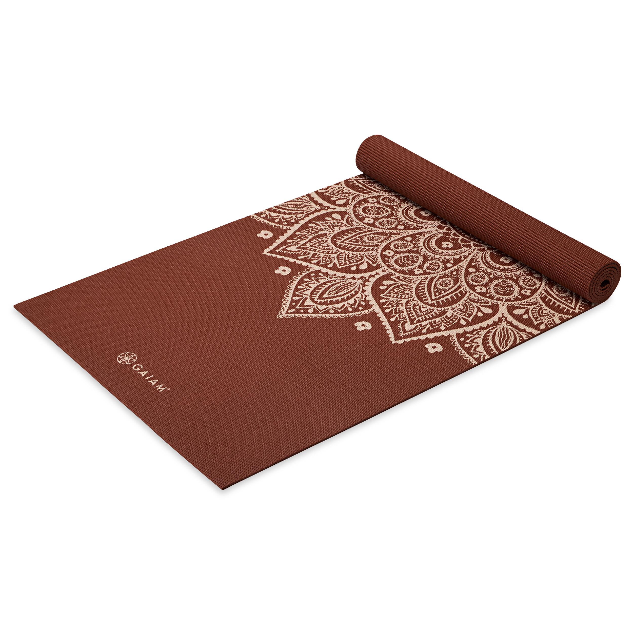 Intens roest zonnewijzerbloem yogamat 5 mm 3/4