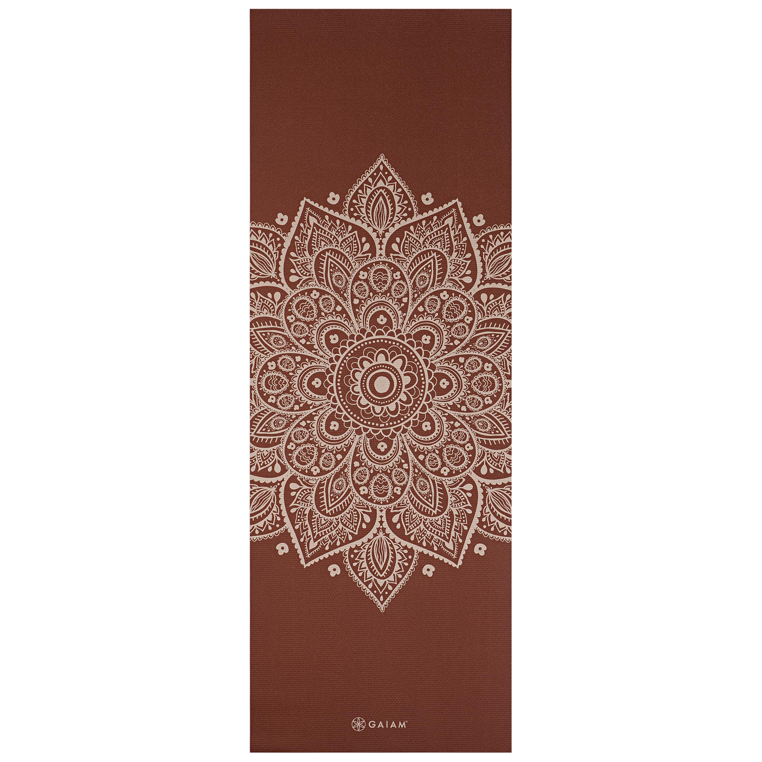 Intens roest zonnewijzerbloem yogamat 5 mm 4/4