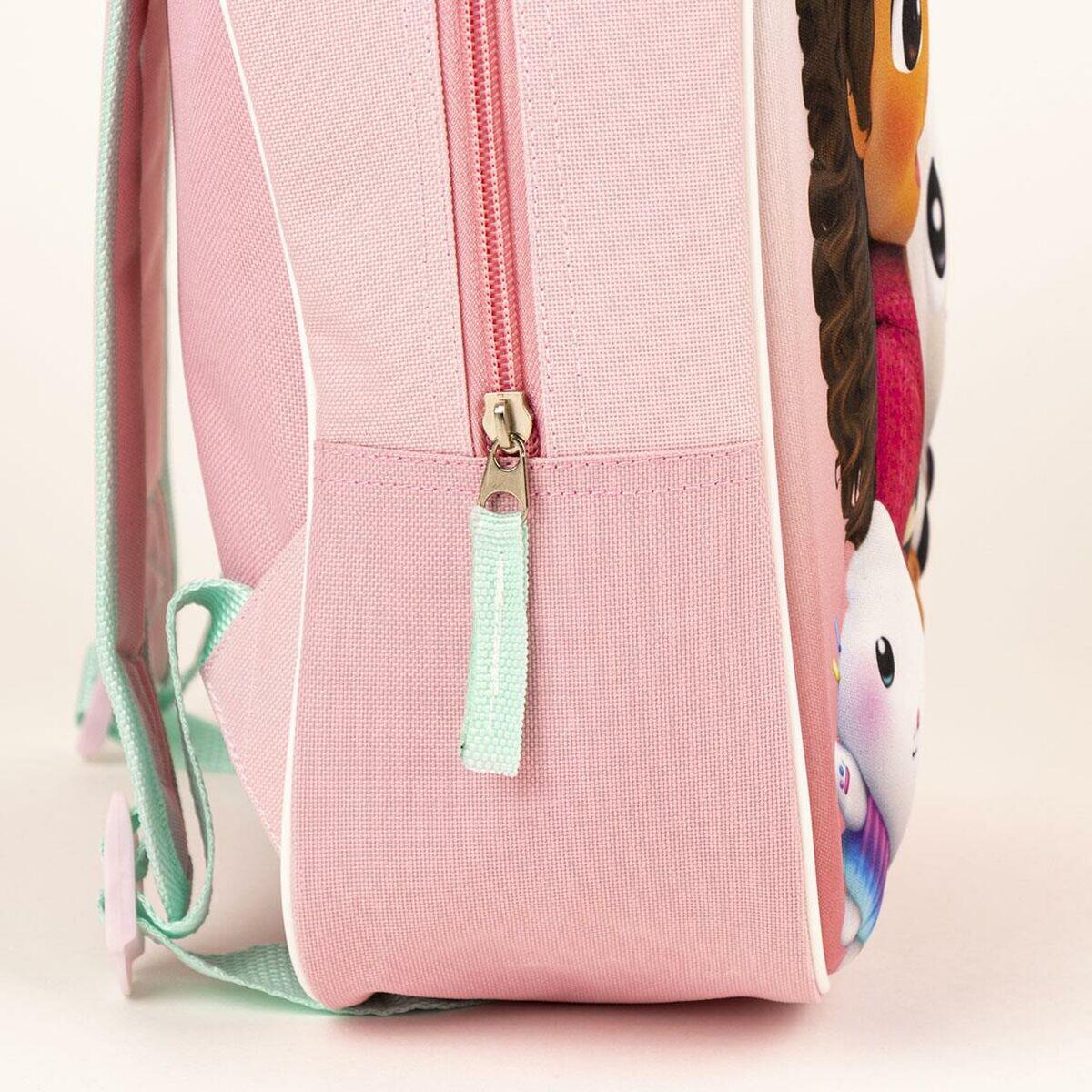 Mochila Escolar 3D Rosa 2/6