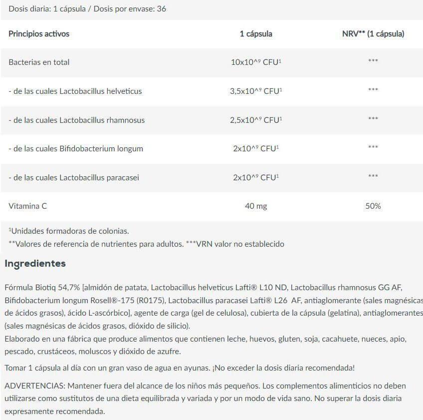 Biotiq C - 36 Cápsulas Biotech USA 2/3