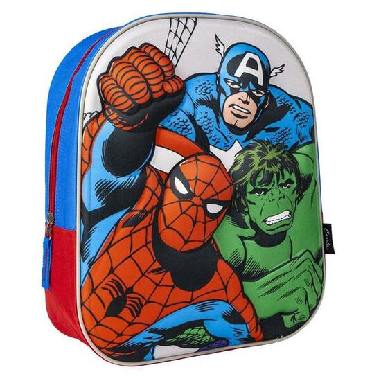 Mochila Escolar 3D Rojo