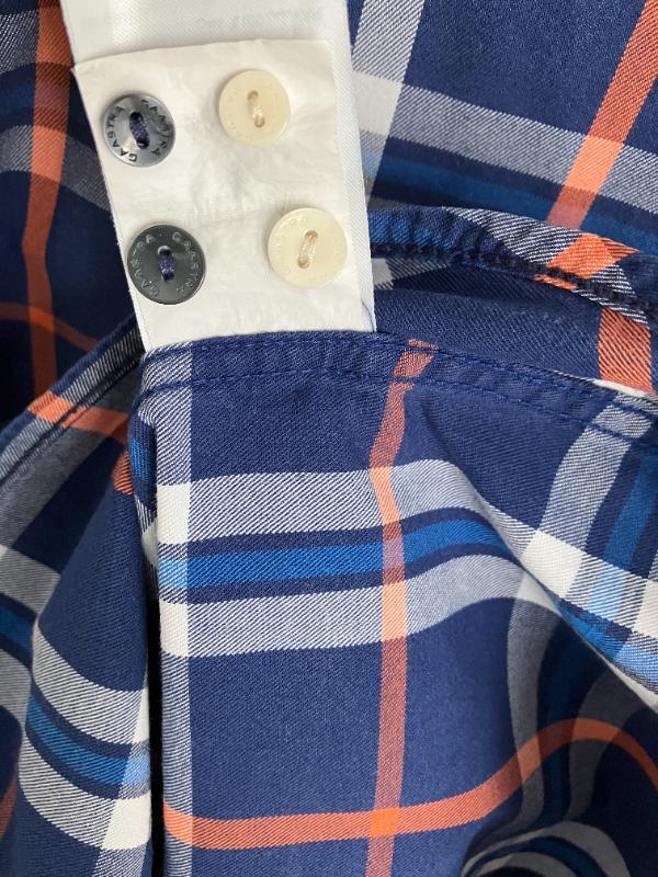 Tussen Particulieren - Gaastra hemd blauw-wit-oranje 5/7