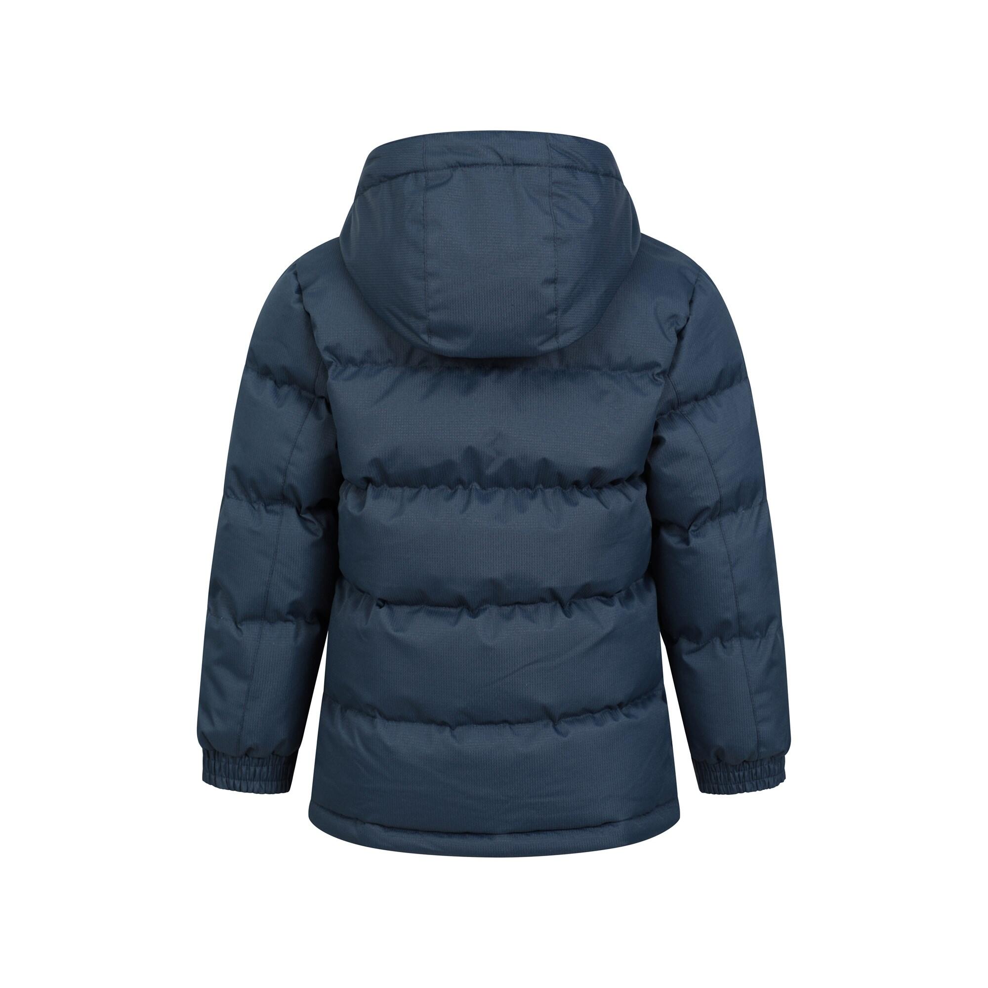 Mountain Warehouse Snow Kinder Steppjacke - Wasserabweisend mit Fleecekapuze 4/5
