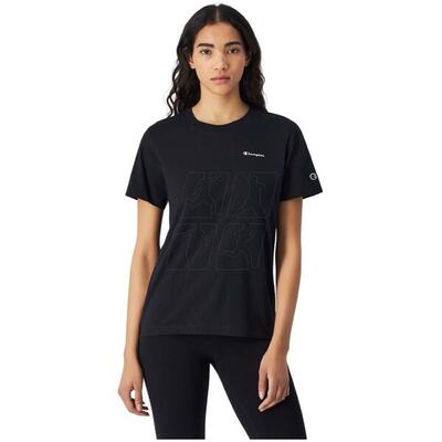 T-shirt met korte mouwen champion model 117535-kk001 voor vrouwen