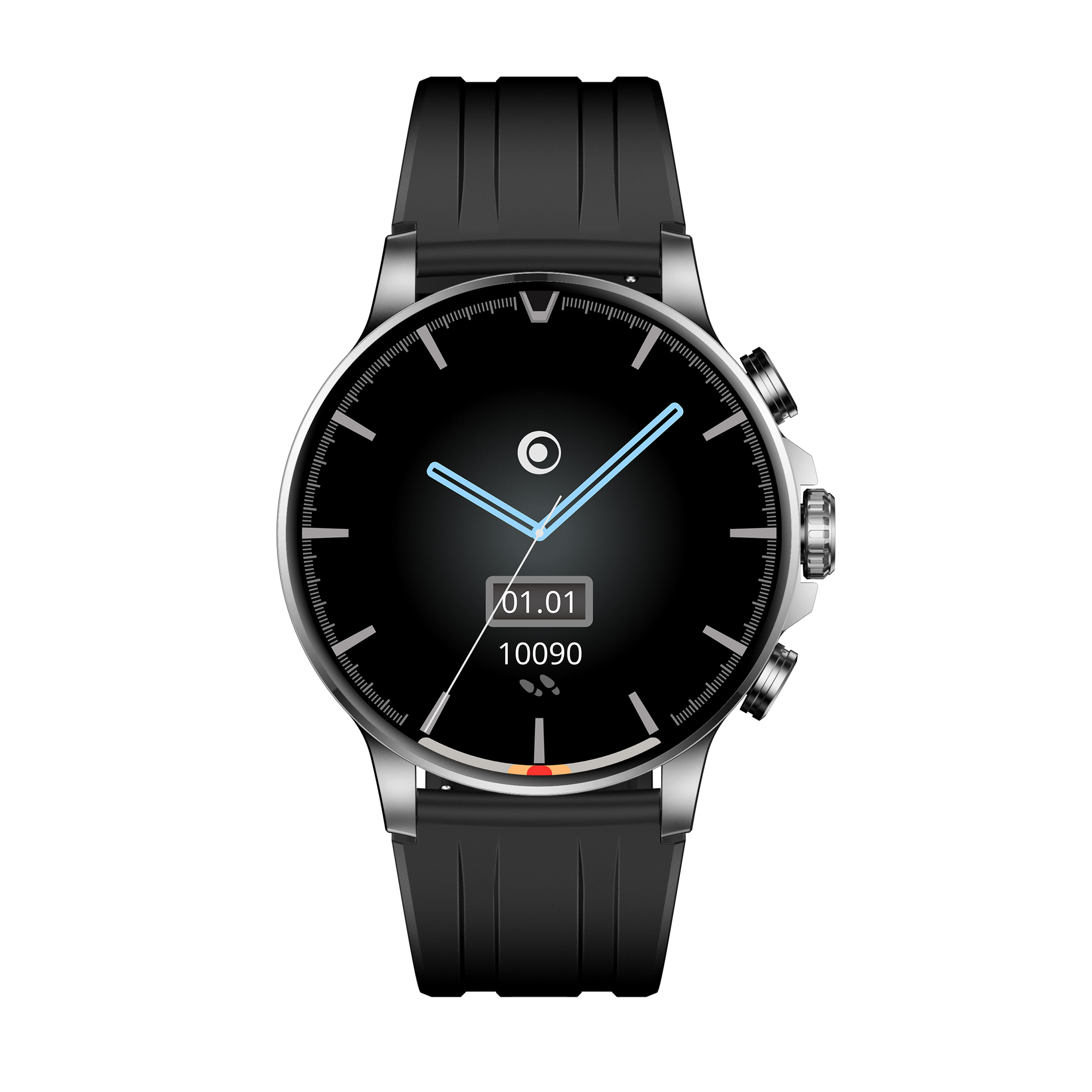 Bigben Connected - Montre Connectée Round Noire Bigben - Montre Connectée - Taille Unique - Decathlon
