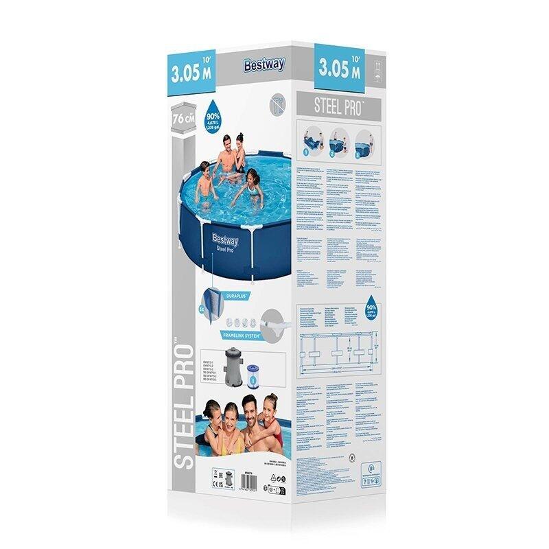 Schwimmbad Abnehmbar Bestway 305 x 76 cm 6/7