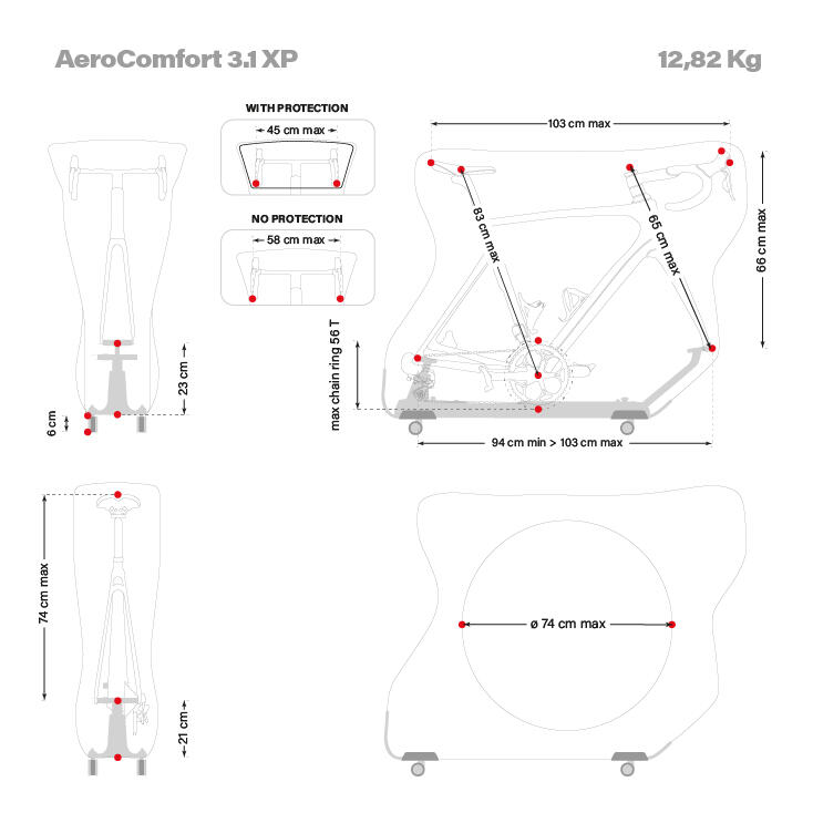 Borsa Porta Bici Aerocomfort 3.1 XP 6/7