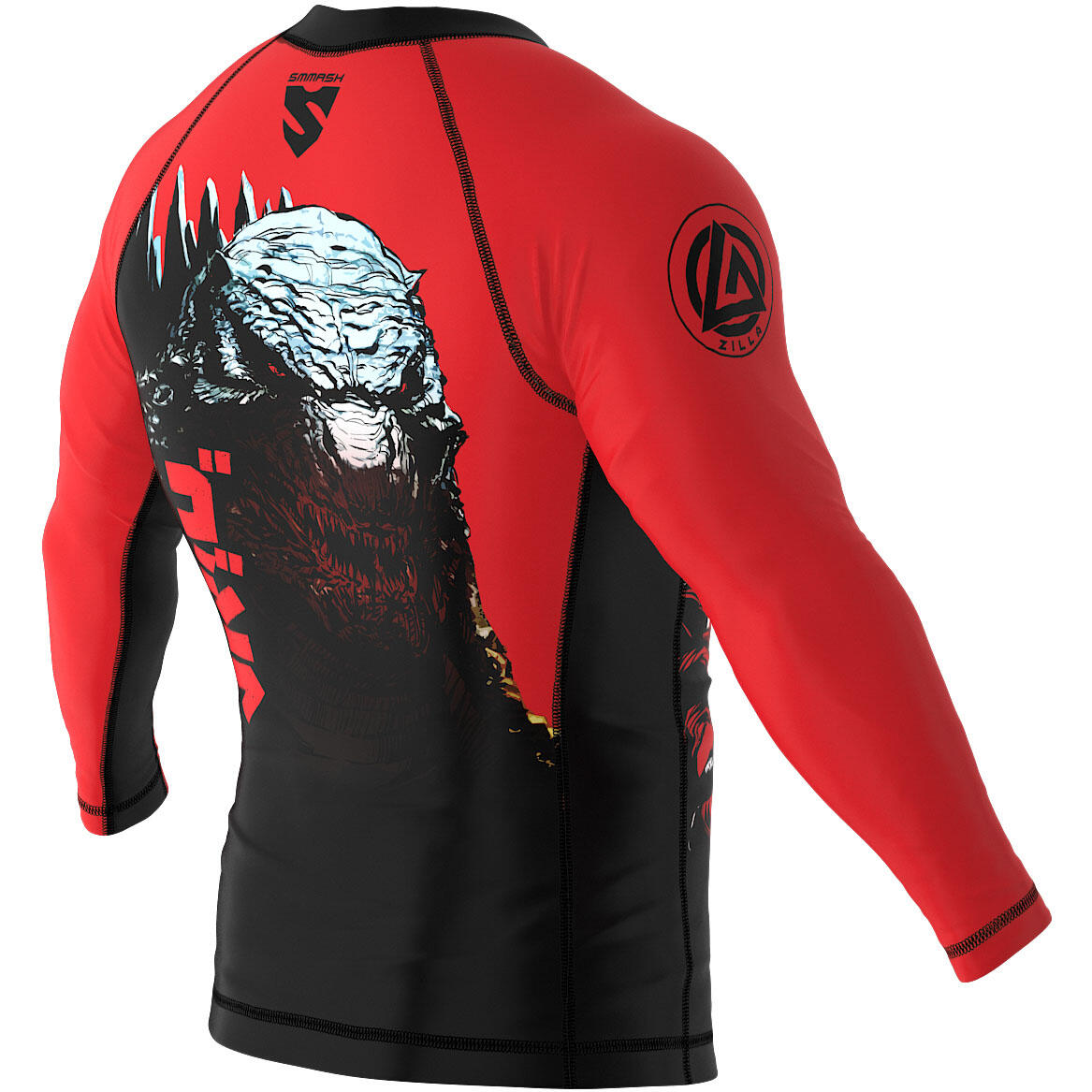 Rashguard de manga comprida masculino SMMASH Zilla 3/5