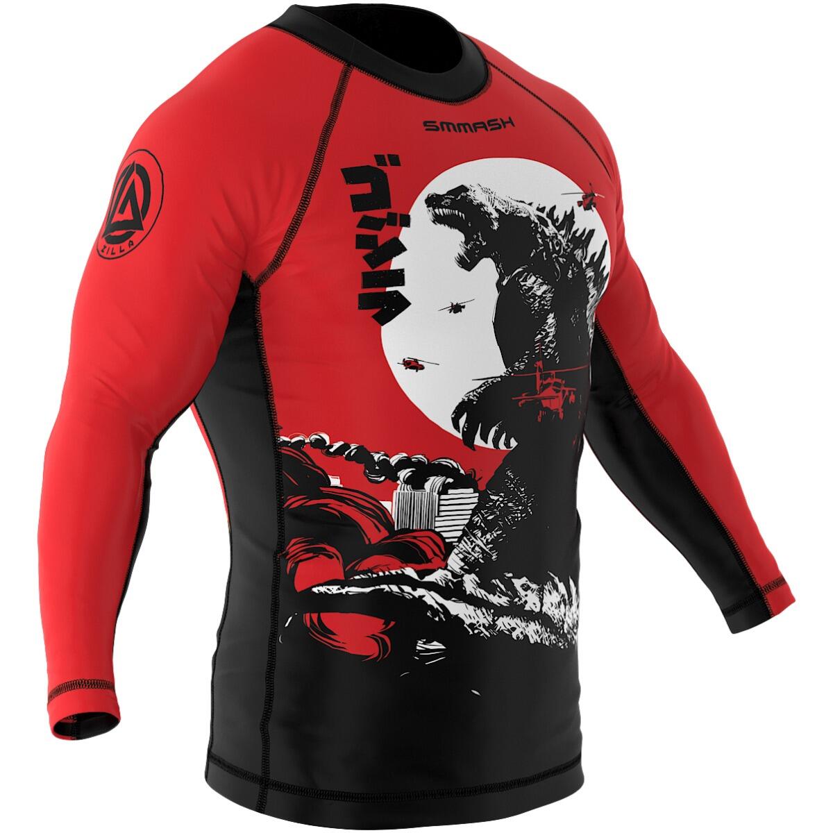Rashguard de manga comprida masculino SMMASH Zilla 2/5
