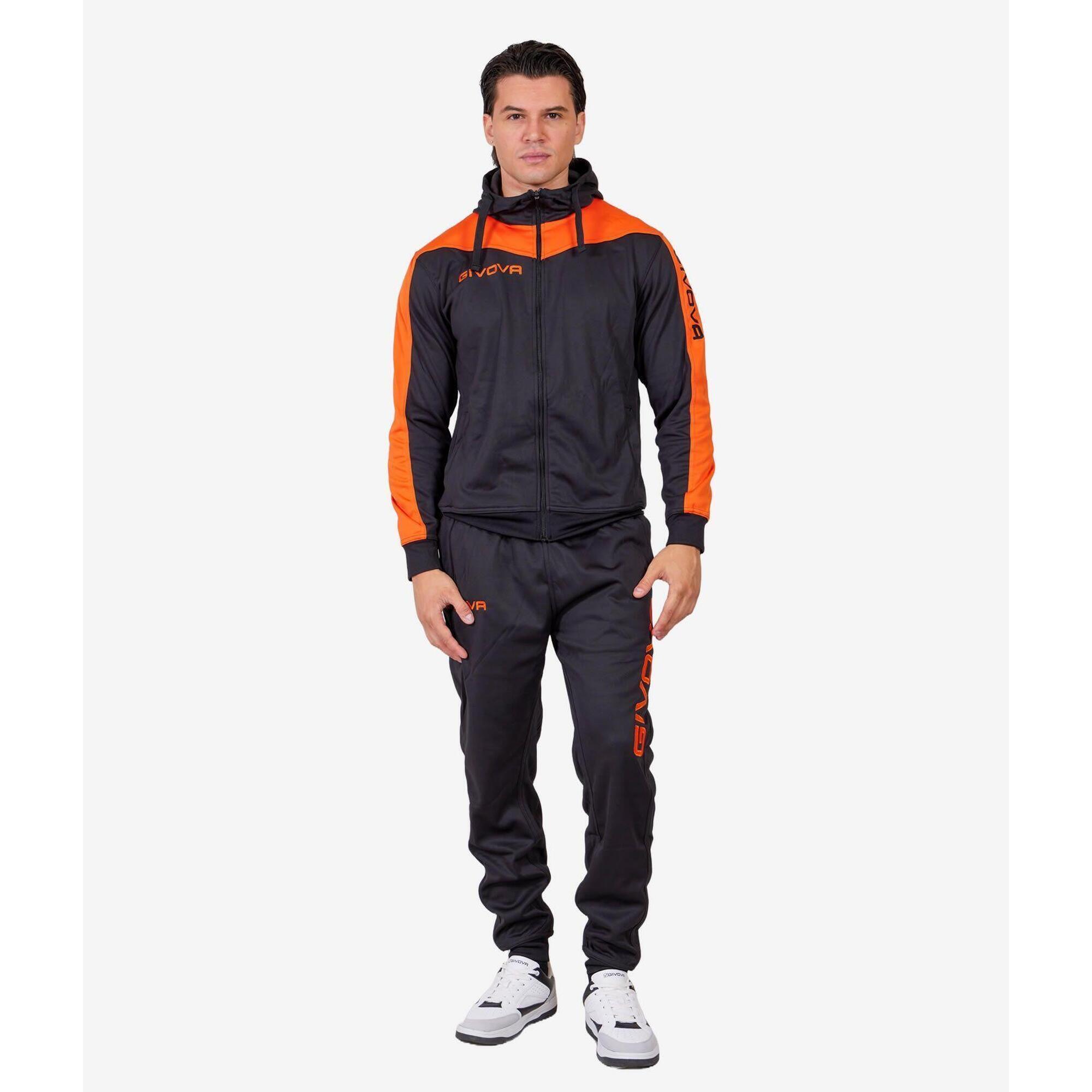 Givova - Tute Complete Uomo ( Acetato-poliestere) Givova Nero/arancio - Survêtement - Bleu|rouge - Decathlon
