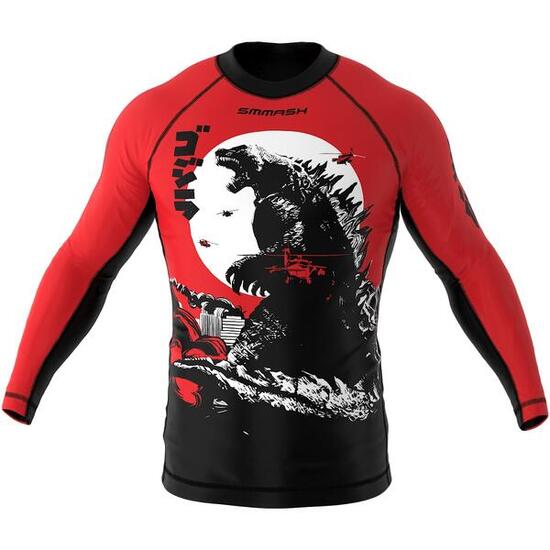 SMMASH Zilla rashguard à manches longues pour hommes