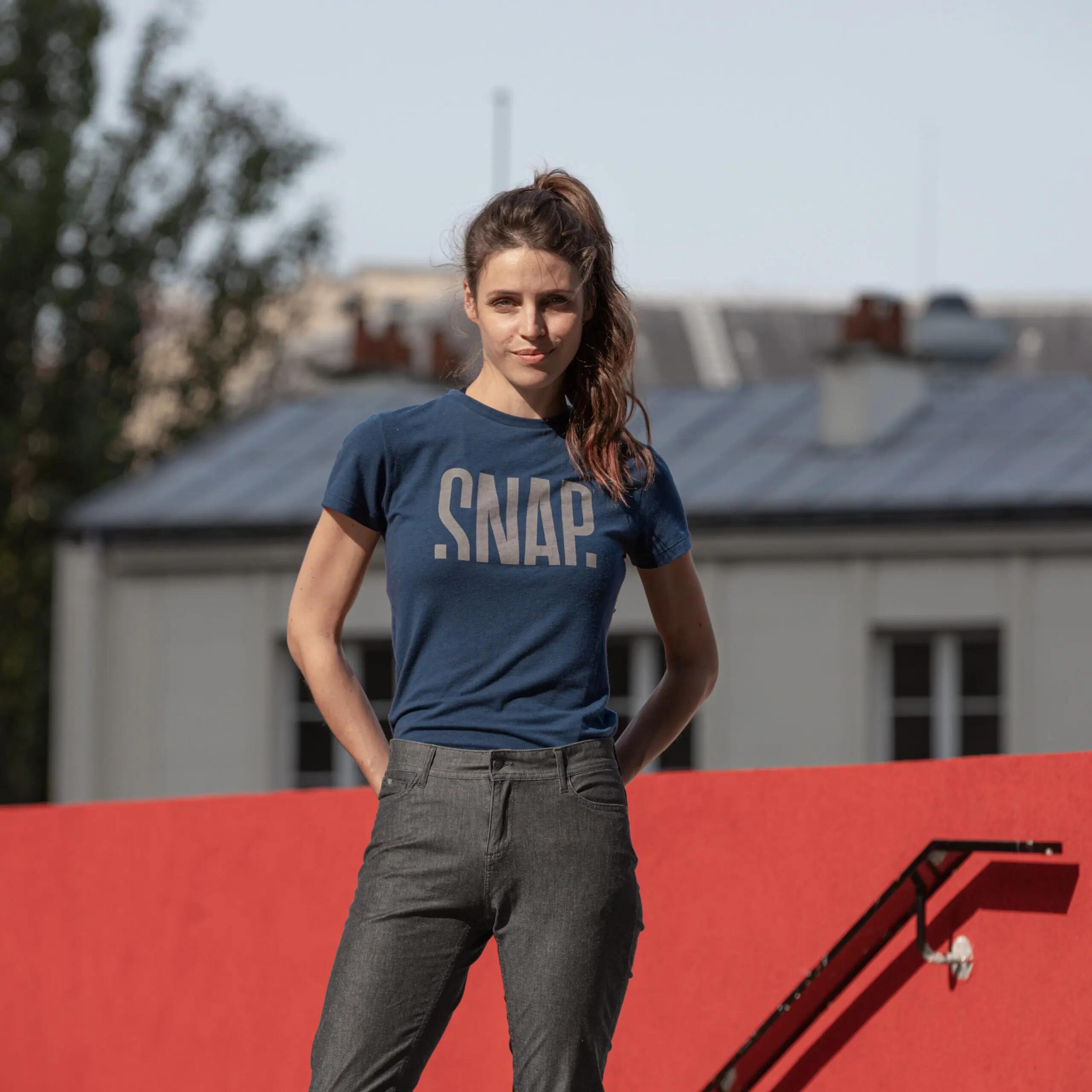 Skinny Jeans Frau Snap Climbing 3/5