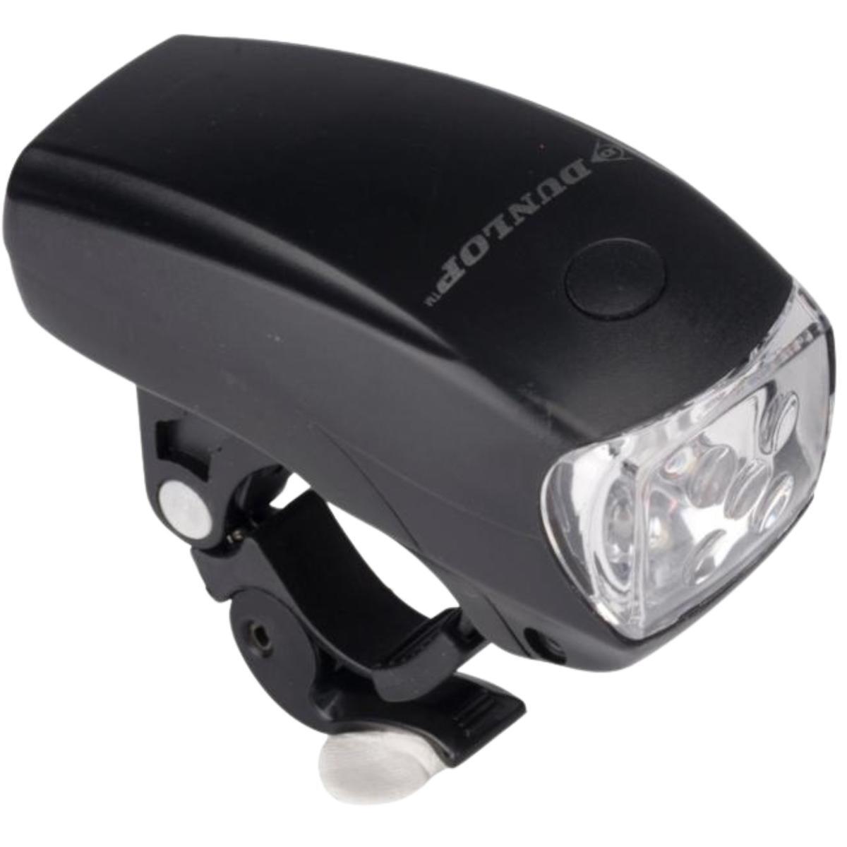 Zestaw lamp rowerowych LED Dunlop LED przód i tył 2/4