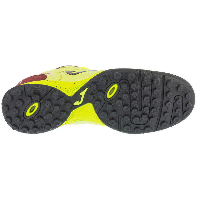 Ghete fotbal Joma TOP FLEX 2509 Fluor Yellow-Purple Turf, 44.5