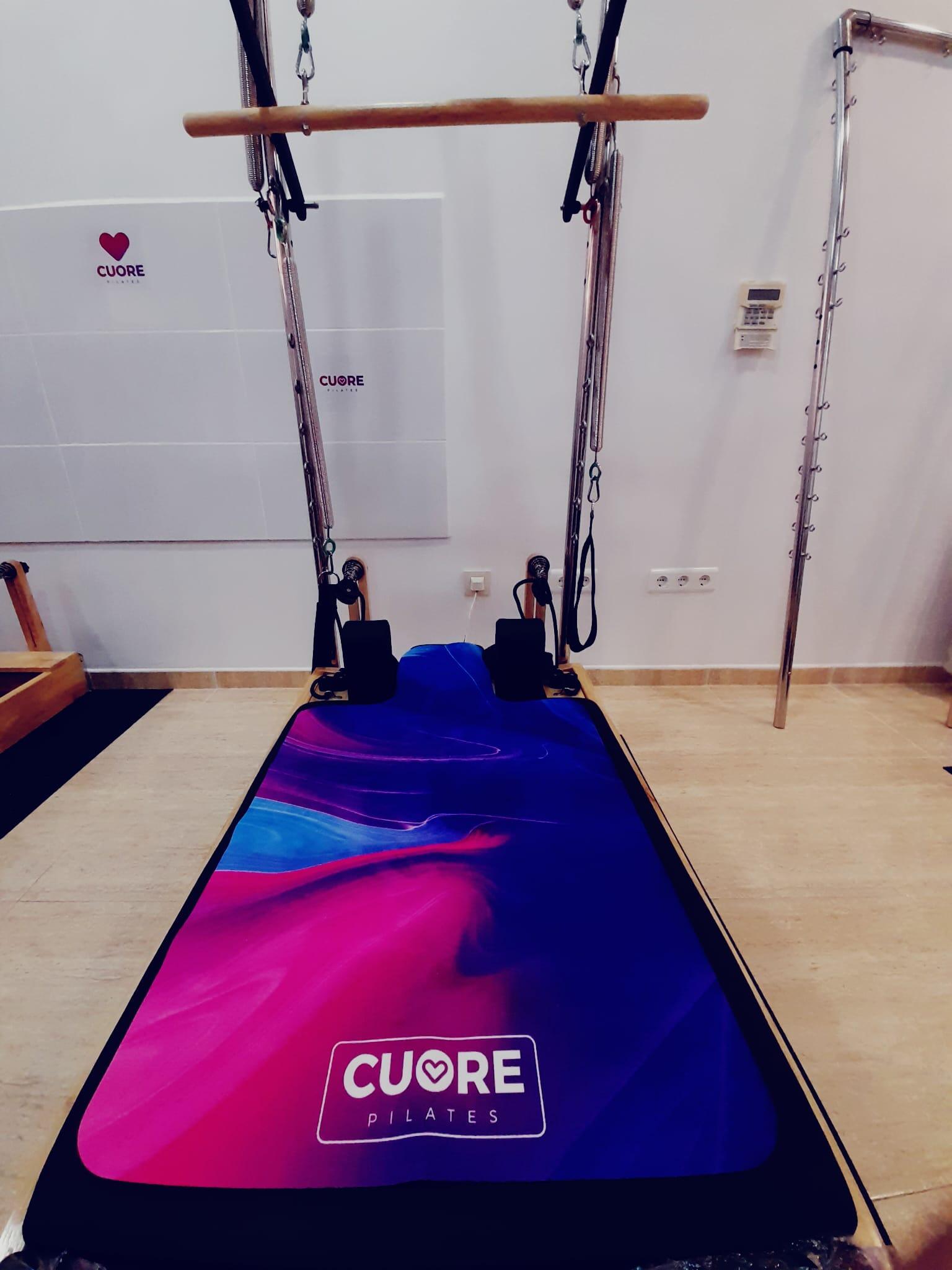 Tapis de Pilates pour Reformer antidérapant noir EVA 2/4