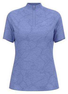Dames odlo ascent chill-tec polo blauw