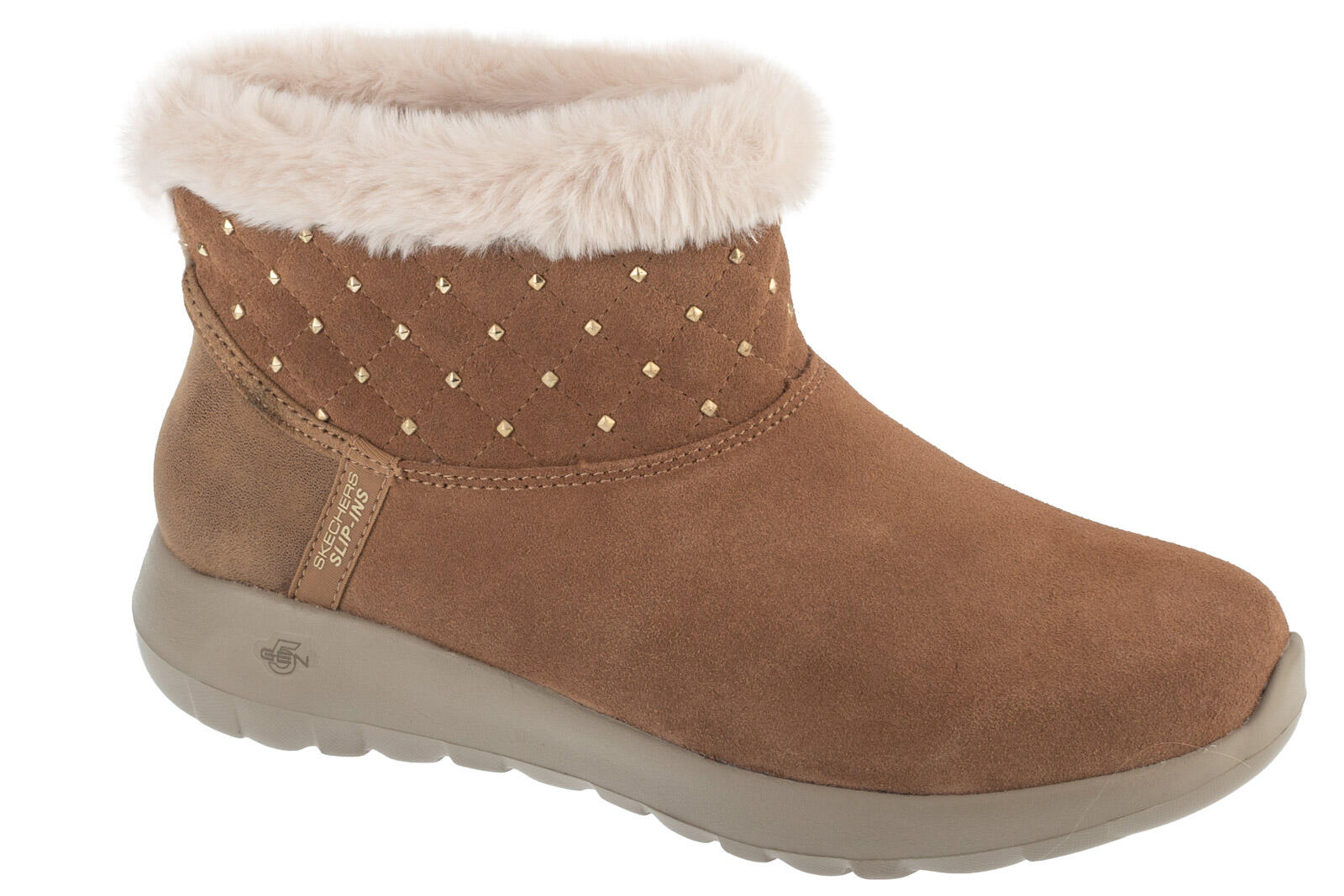 Buty zimowe damskie, Slip-Ins: On-The-Go Joy - Cozy Shimmer