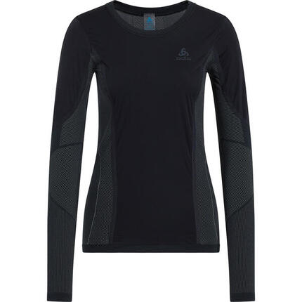 Odlo Damen Langarmshirt BL TOP crew neck l/s ZEROWEIGH 411471