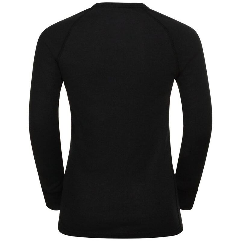 ODLO Shirt Ronde Hals Lange Mouwen ACTIVE WARM ECO KID Thermoshirt ZWART 128