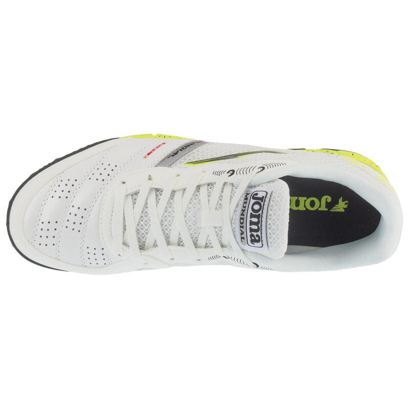 Ghete fotbal Joma Mundial 2502 TF Alb 45 Teren sintetic