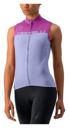 Maglia senza maniche donna Castelli Velocissima Viola