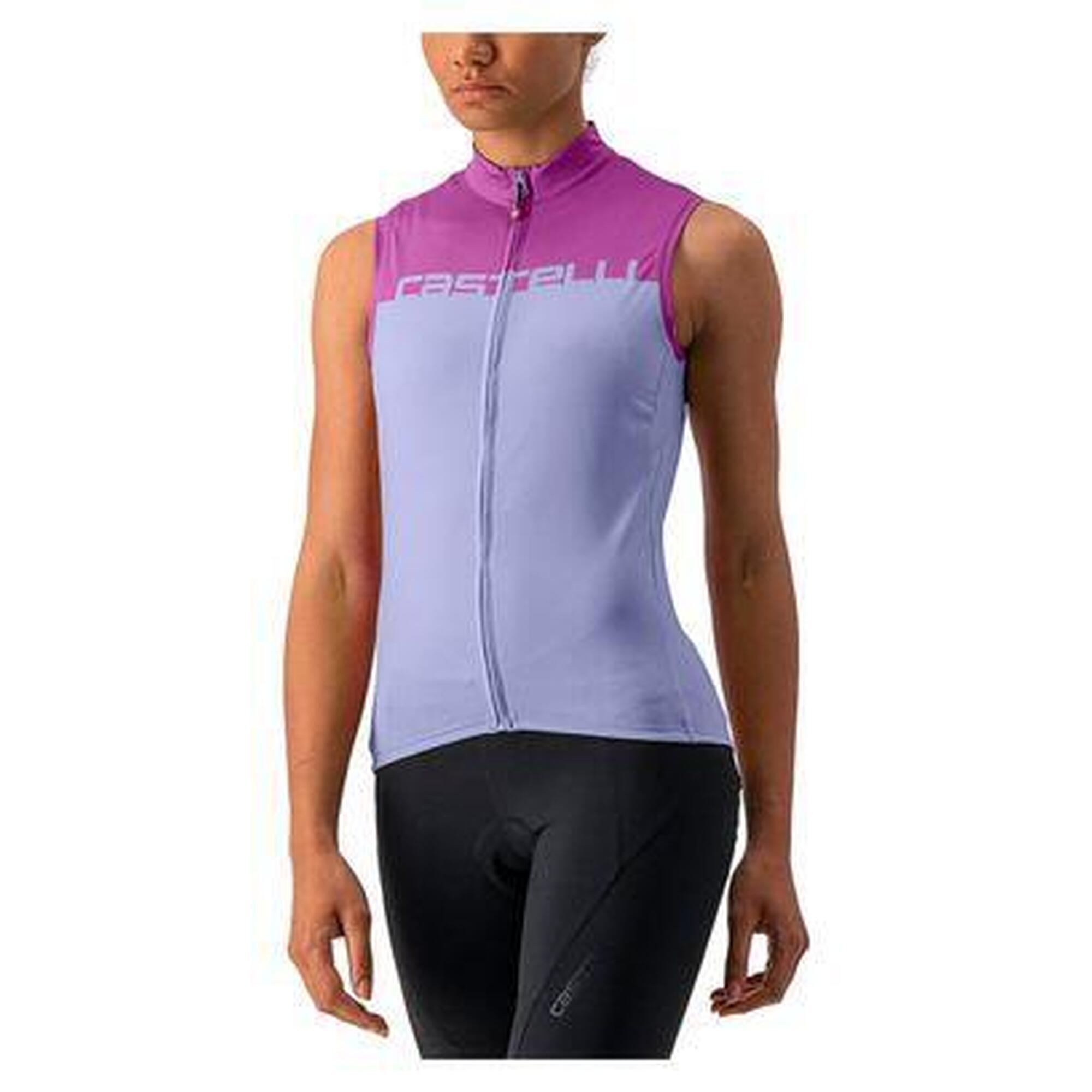 Castelli - Maillot Sans Manches Femme Castelli Velocissima Violet - Maillot Sans Manche - Rose|violet - 36 Xs - Decathlon