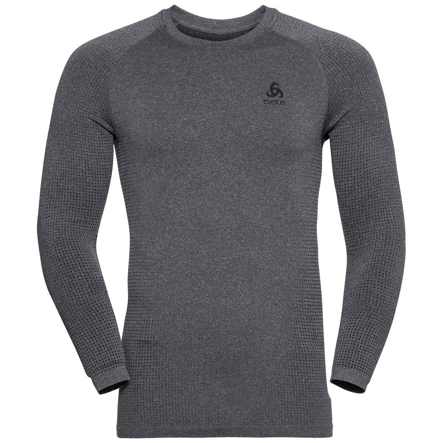 Odlo - Bl Top Crew Neck L/s Performance Warm Ec - Sous Pull - Gris - 42 M/l - Decathlon
