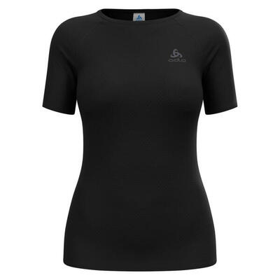 Odlo Performance Wool 140 Damen T-Shirt Nahtlos Schwarz