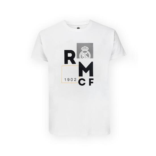 Nowoczesna biała koszulka dziecięca Real Madryt