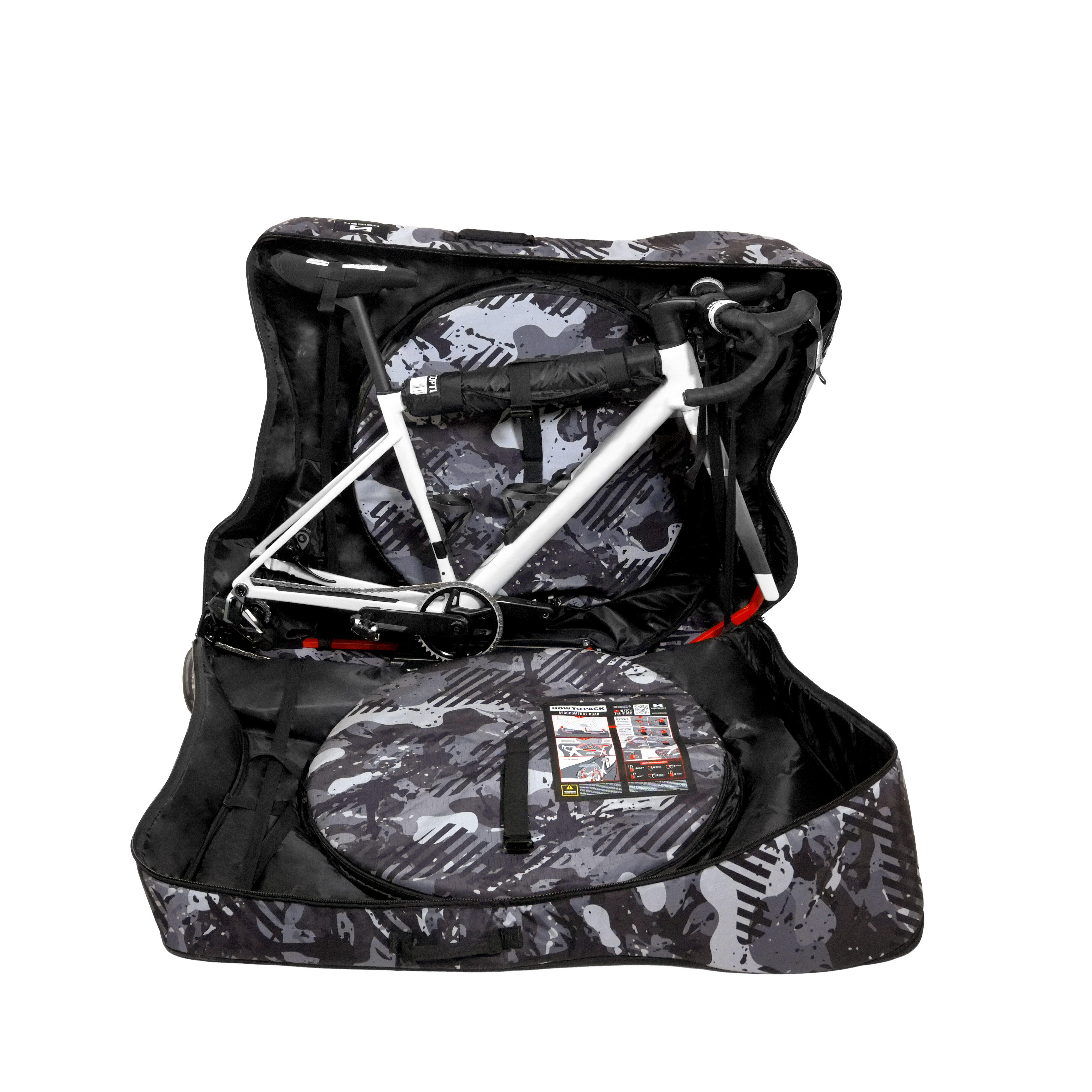 Scicon Sports - Housse À Vélo De Voyage Aerocomfort 3.1 Gravel - Sacoche De Cadre - Noir - Taille Unique - Decathlon