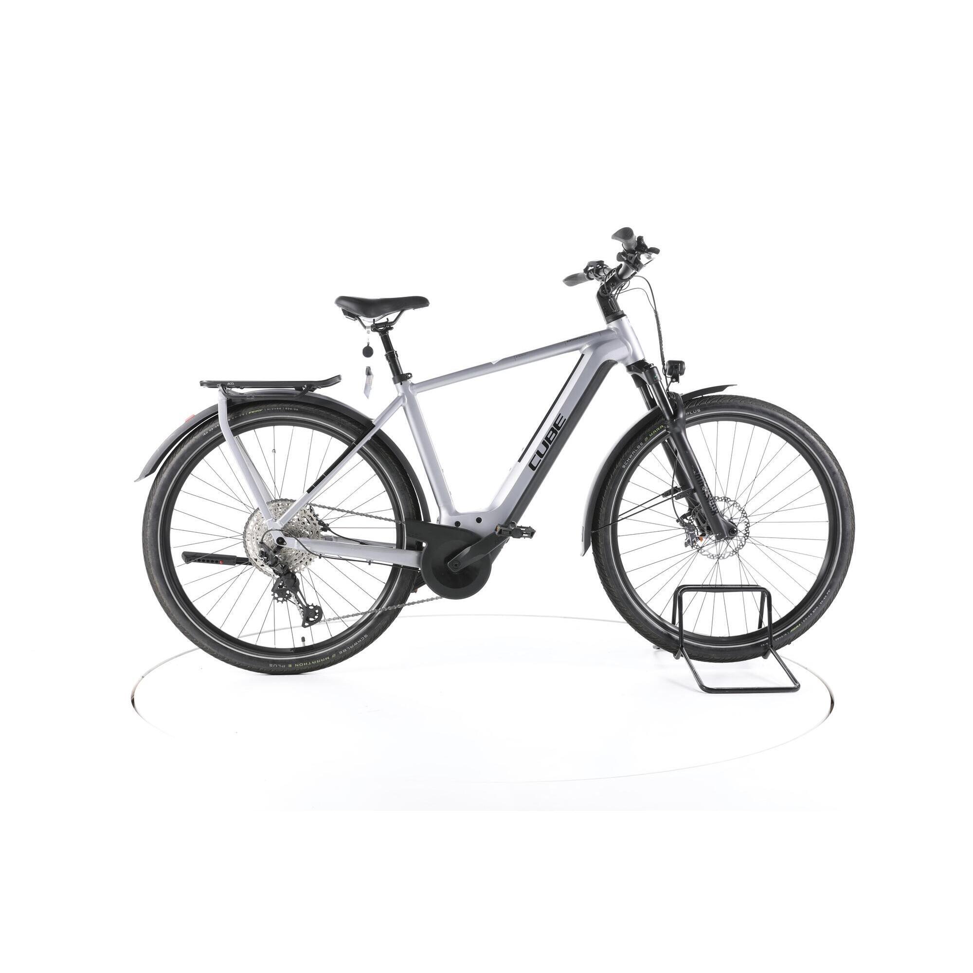 Cube - Reconditionné - Cube Kathmandu Hybrid Sl Trekking Vélo Électrique - Très Bon - Vélo De Voyage - Gris - 54 - Decathlon