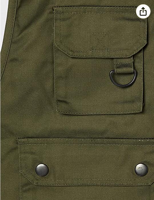 Gilet de pêche multipoches - Kaki - Mil-Tec 3/5