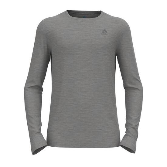 Baselayer Langarm Odlo Merinos 200 Natural Grau