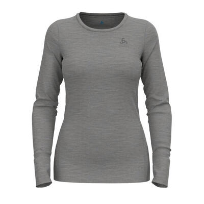 Odlo Merino 200 Natural Damen-Unterhemd Rundhals Grau