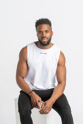 Core scoop sleeveless tee - fitness - heren - sage groen