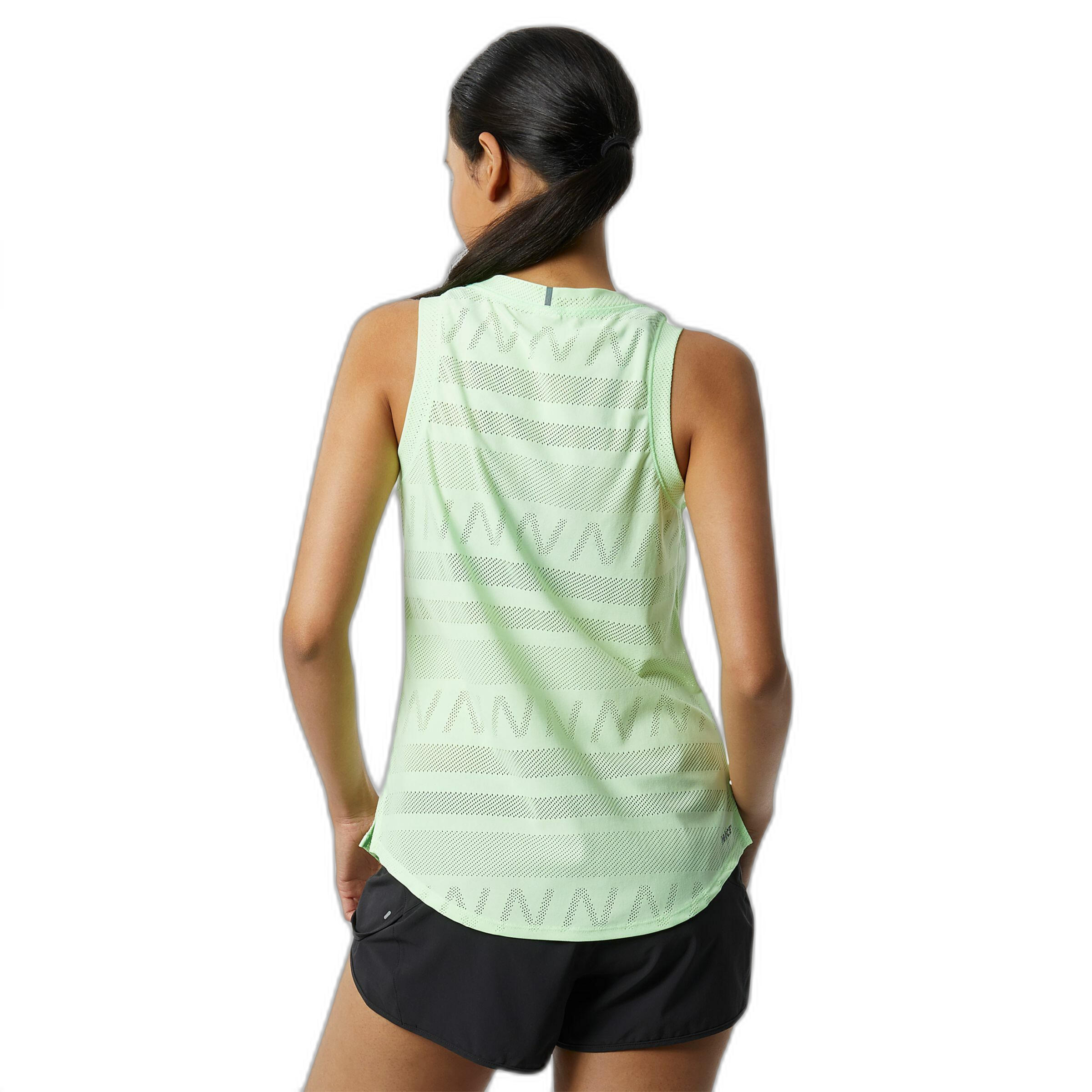 T-shirt pour femmes New Balance Q Speed Jacquard Tank 3/4