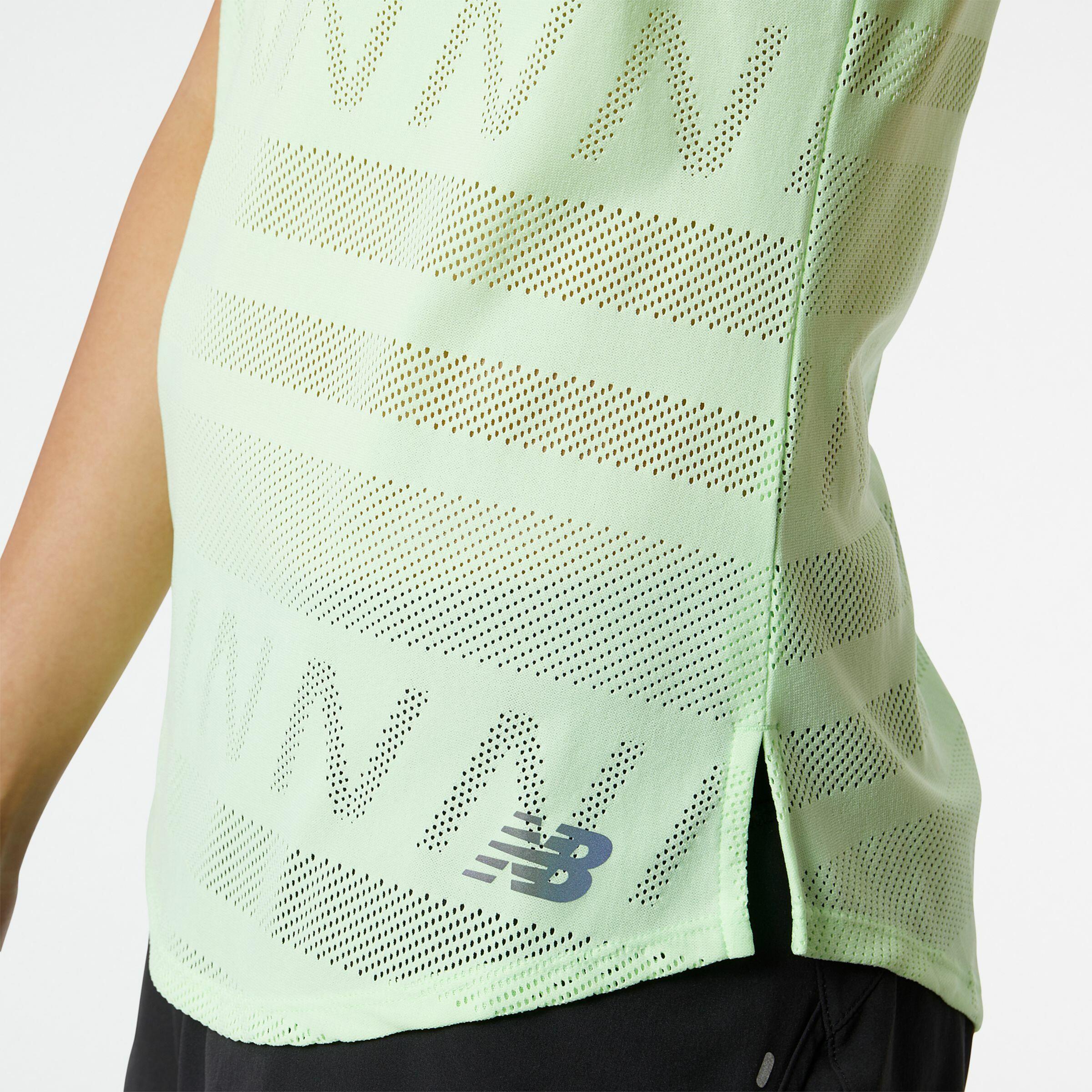 T-shirt pour femmes New Balance Q Speed Jacquard Tank 4/4