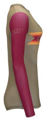 Maillot Manches Longues Femme Kenny Charger Marron / Rouge 3/5