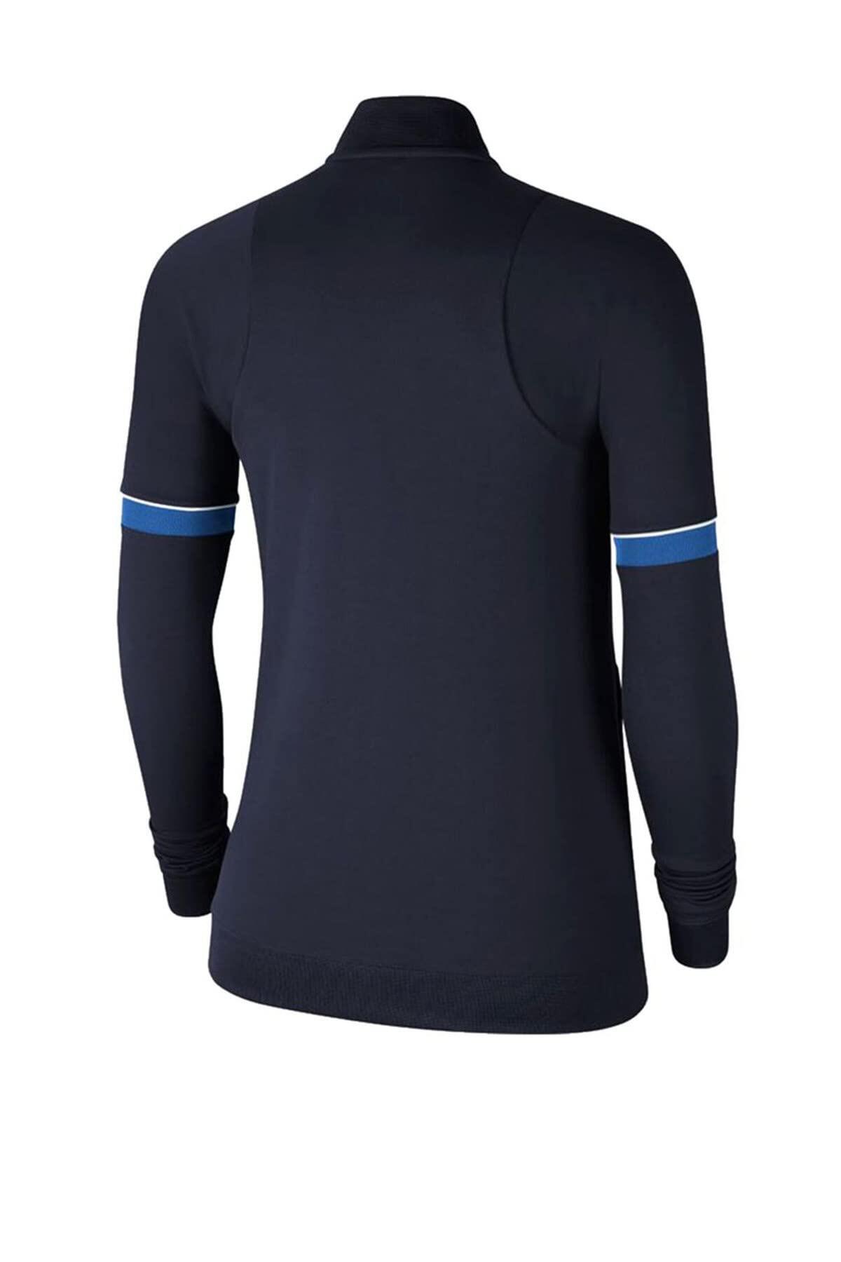 Giacca tuta donna nike blu 3/4