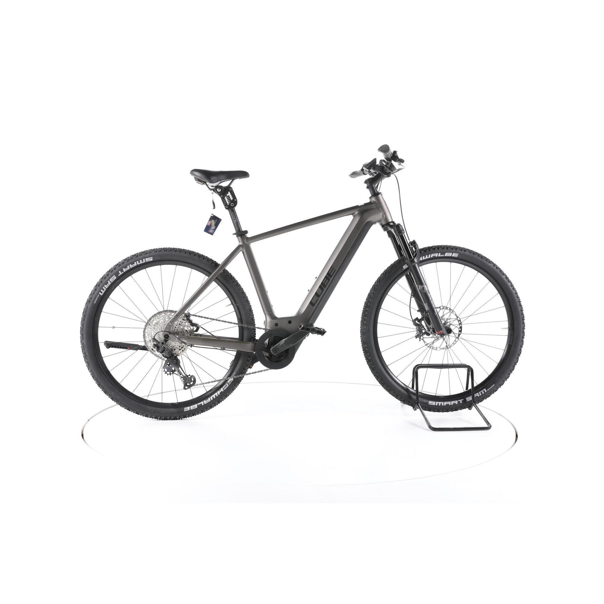 Cube - Reconditionné - Cube Nuride Hybrid Slt Allroad Vélo Électrique - Très Bon - Vélo Tout Terrain - Gris - 50 - Decathlon