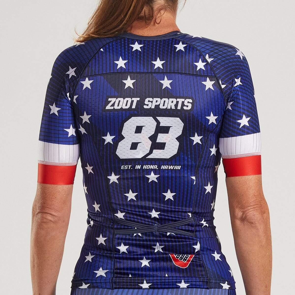 Maillot Triatlon Manga corta Mujer ZOOT AERO LTD Azul 2/5