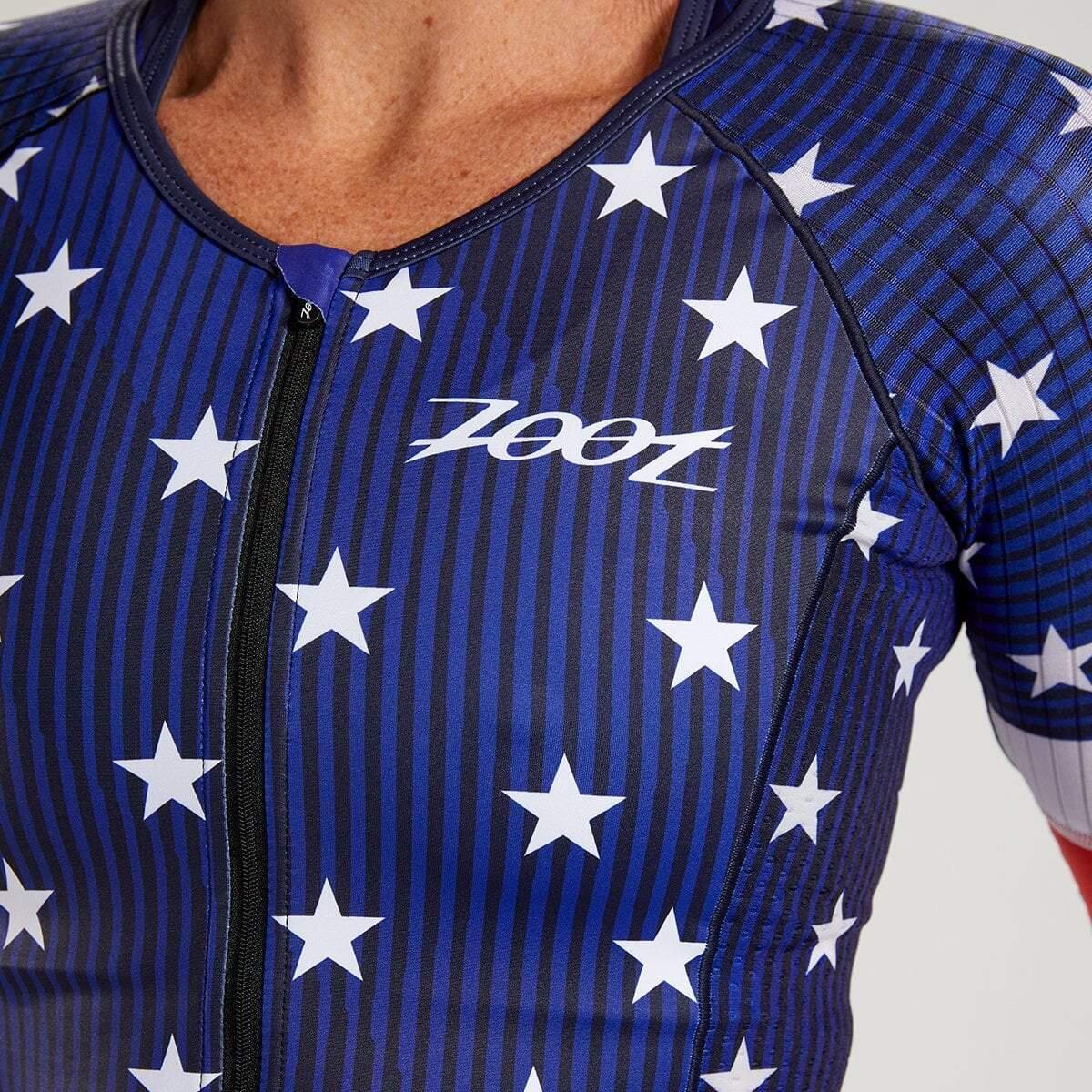 Maillot Triatlon Manga corta Mujer ZOOT AERO LTD Azul 4/5