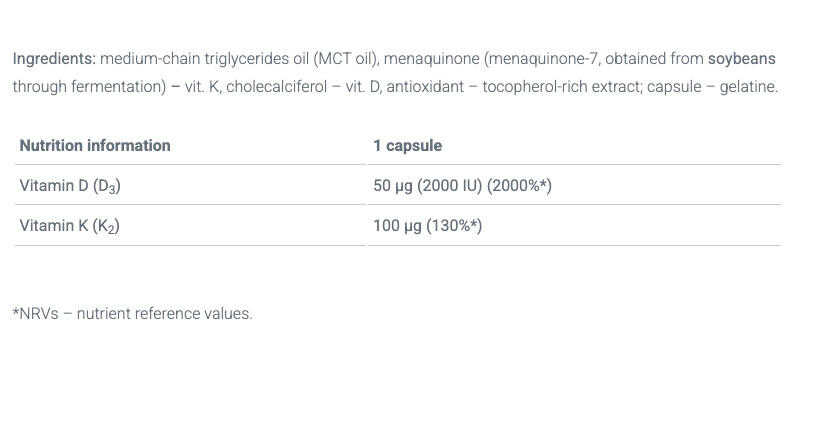 Gold Vit D3 K2 - 60caps - Olimp Nutrition 3/3
