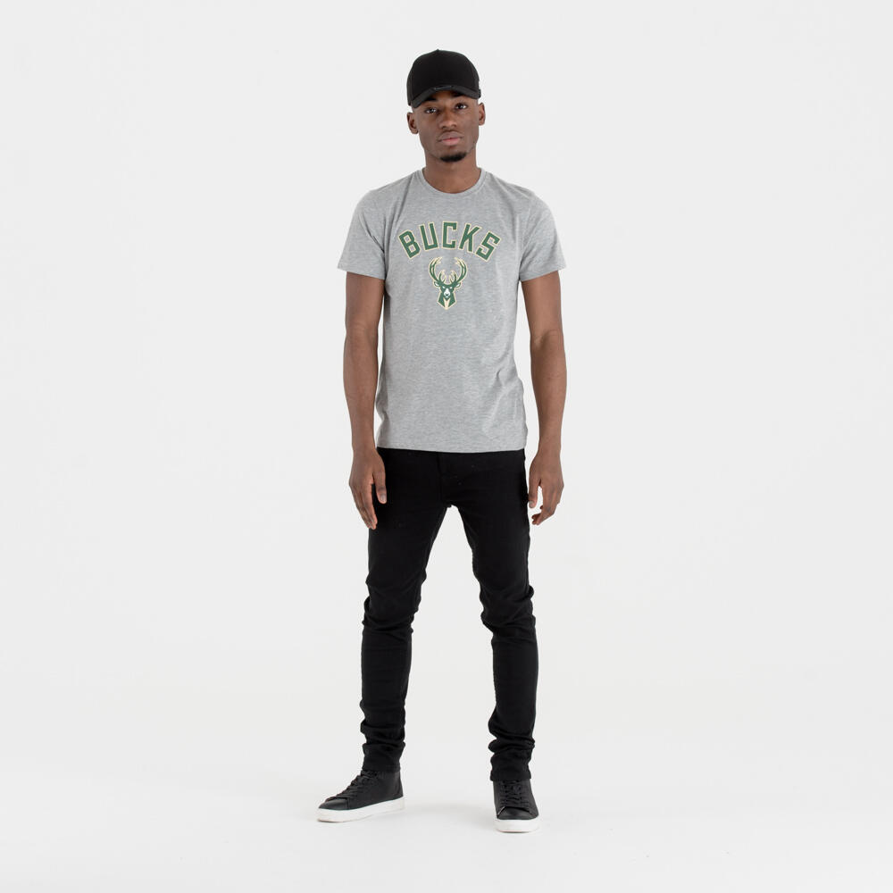 New EraT - s h i r t   logo Milwaukee Bucks 5/5