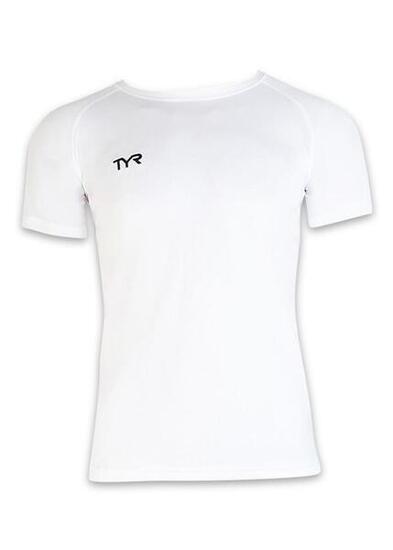 T-shirt TYR Tech Junior Blanc Taille L