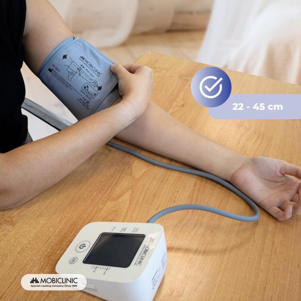Medidor de tensão arterial digital com memória automática Tensiómetro Braçadeira 6/7