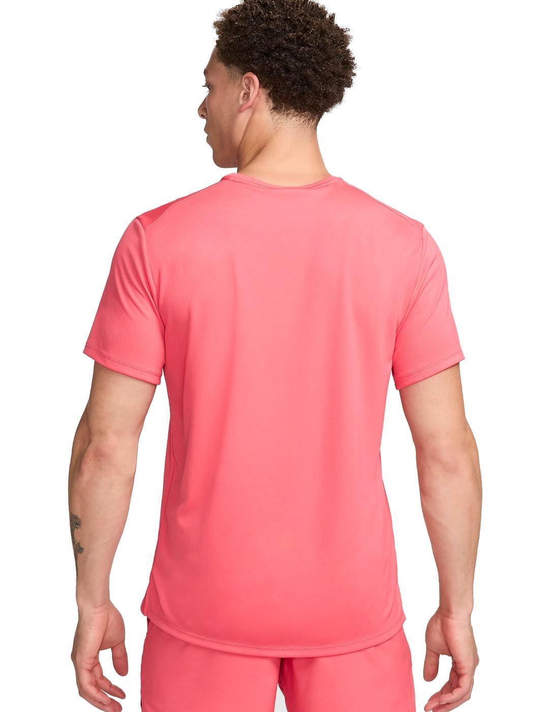 Maglietta da uomo Nike Miller dry-fit rosa 2/4