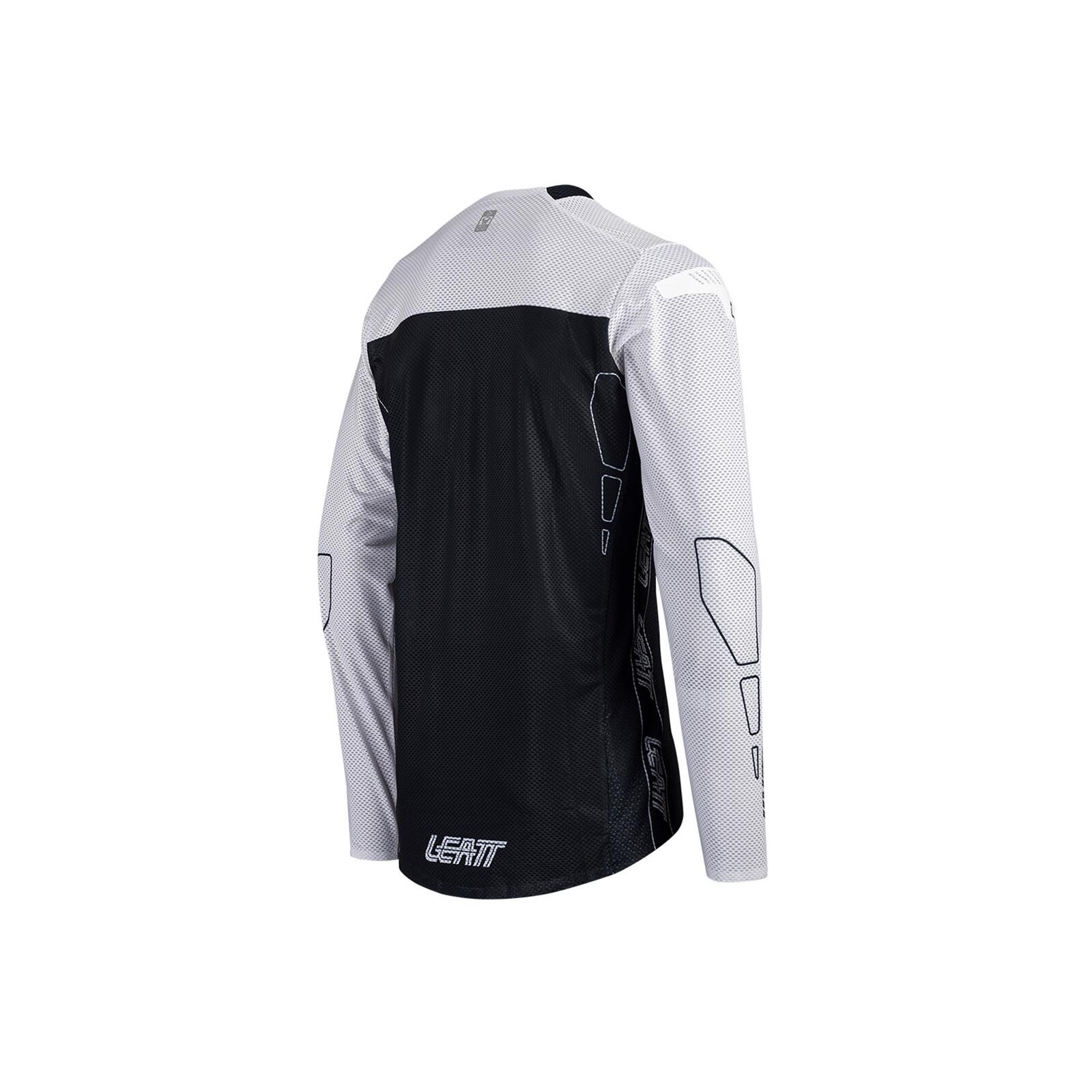 Maillot manches longues MTB Gravity 4.0 avec renfort aux coudes Blanc Homme 2/6